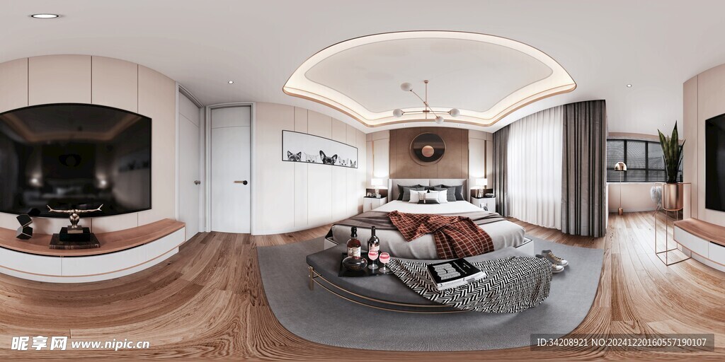 小空间次卧室室内设计现代简约风