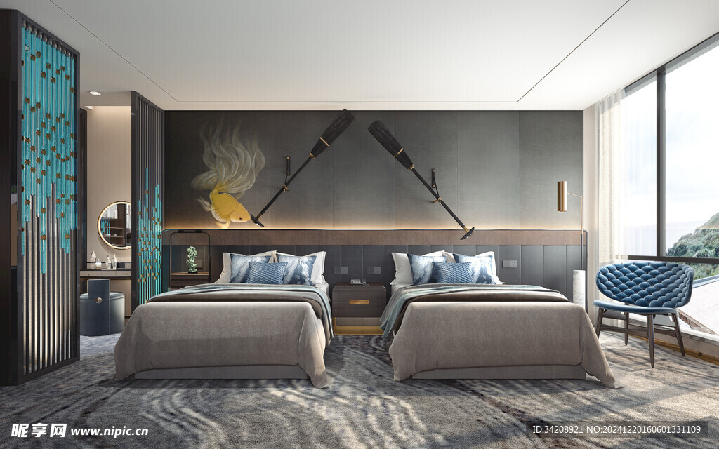 小空间次卧室室内设计现代简约风