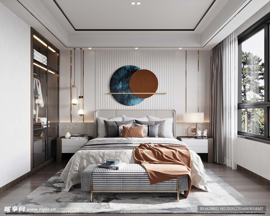 小空间次卧室室内设计现代简约风