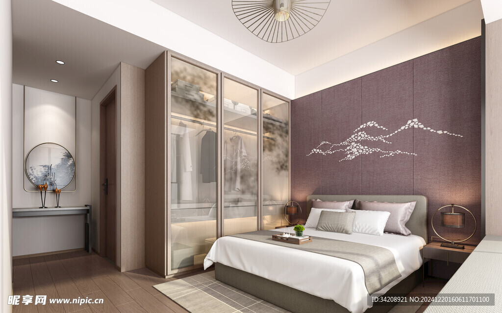 小空间次卧室室内设计现代简约风