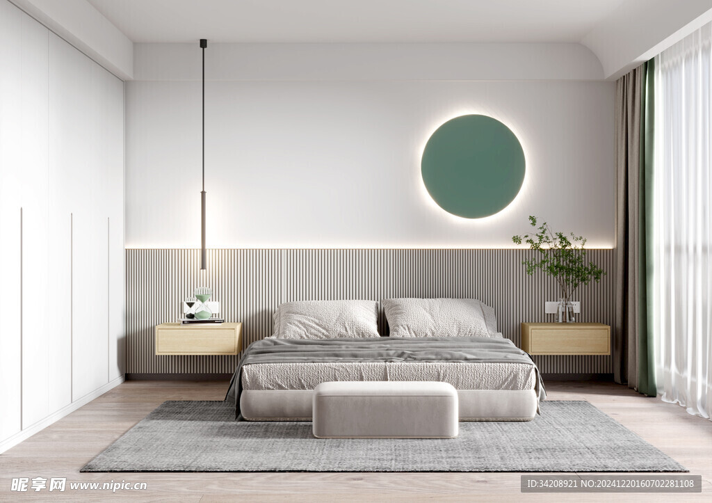 小空间次卧室室内设计现代简约风