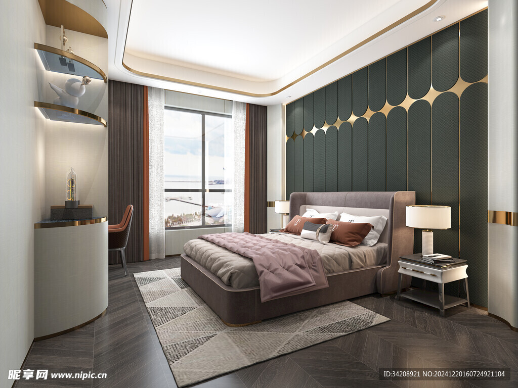 小空间次卧室室内设计现代简约风