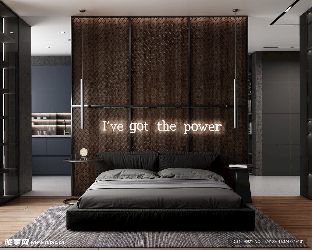 小空间次卧室室内设计现代简约风