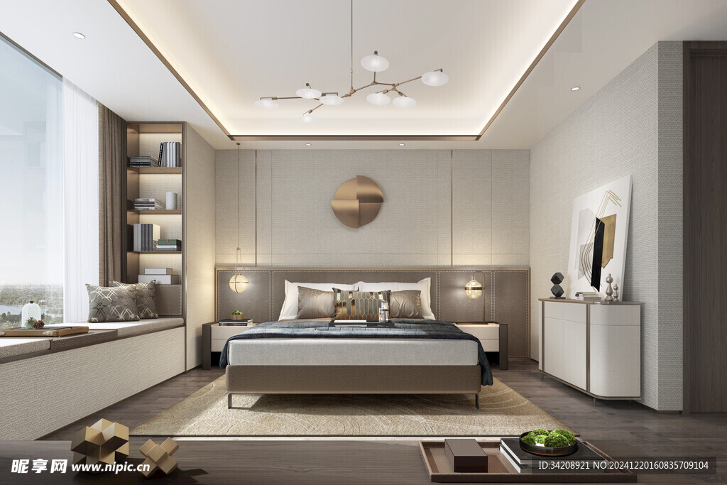 小空间次卧室室内设计现代简约风