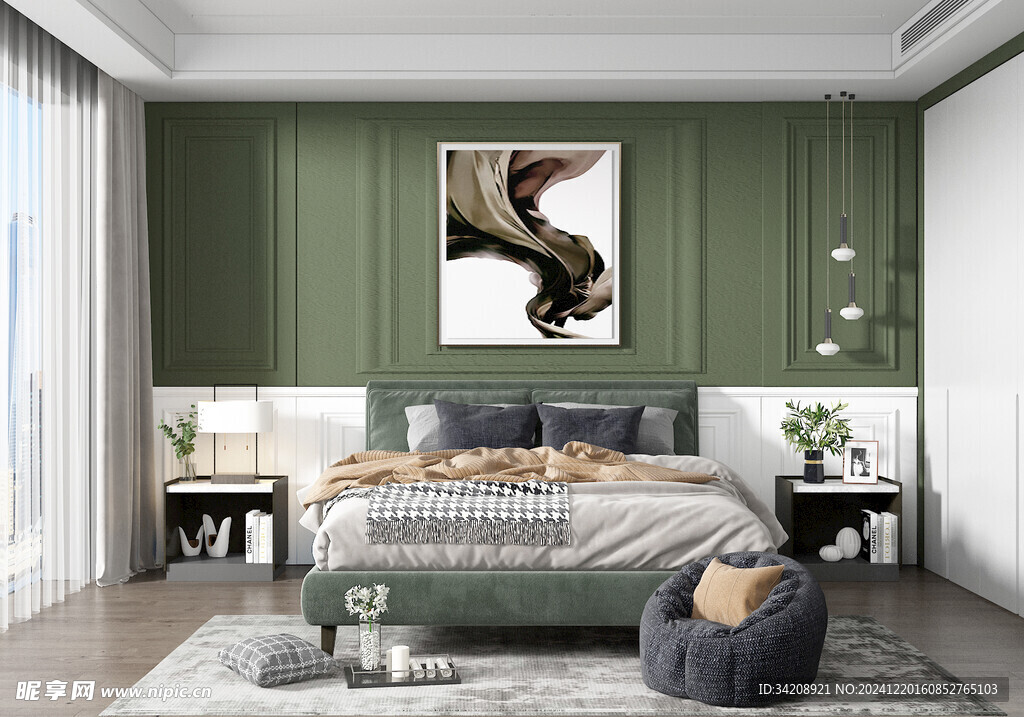 小空间次卧室室内设计现代简约风