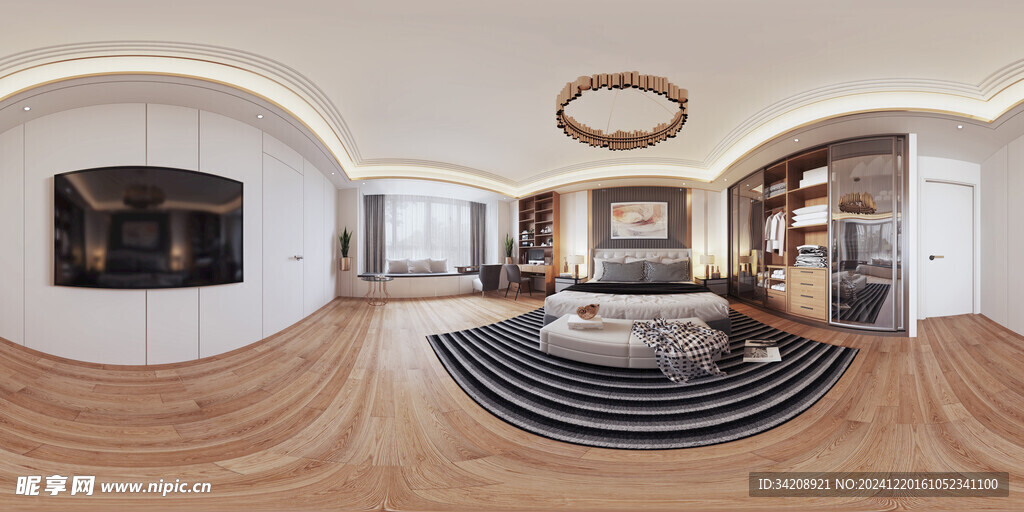 小空间次卧室室内设计现代简约风