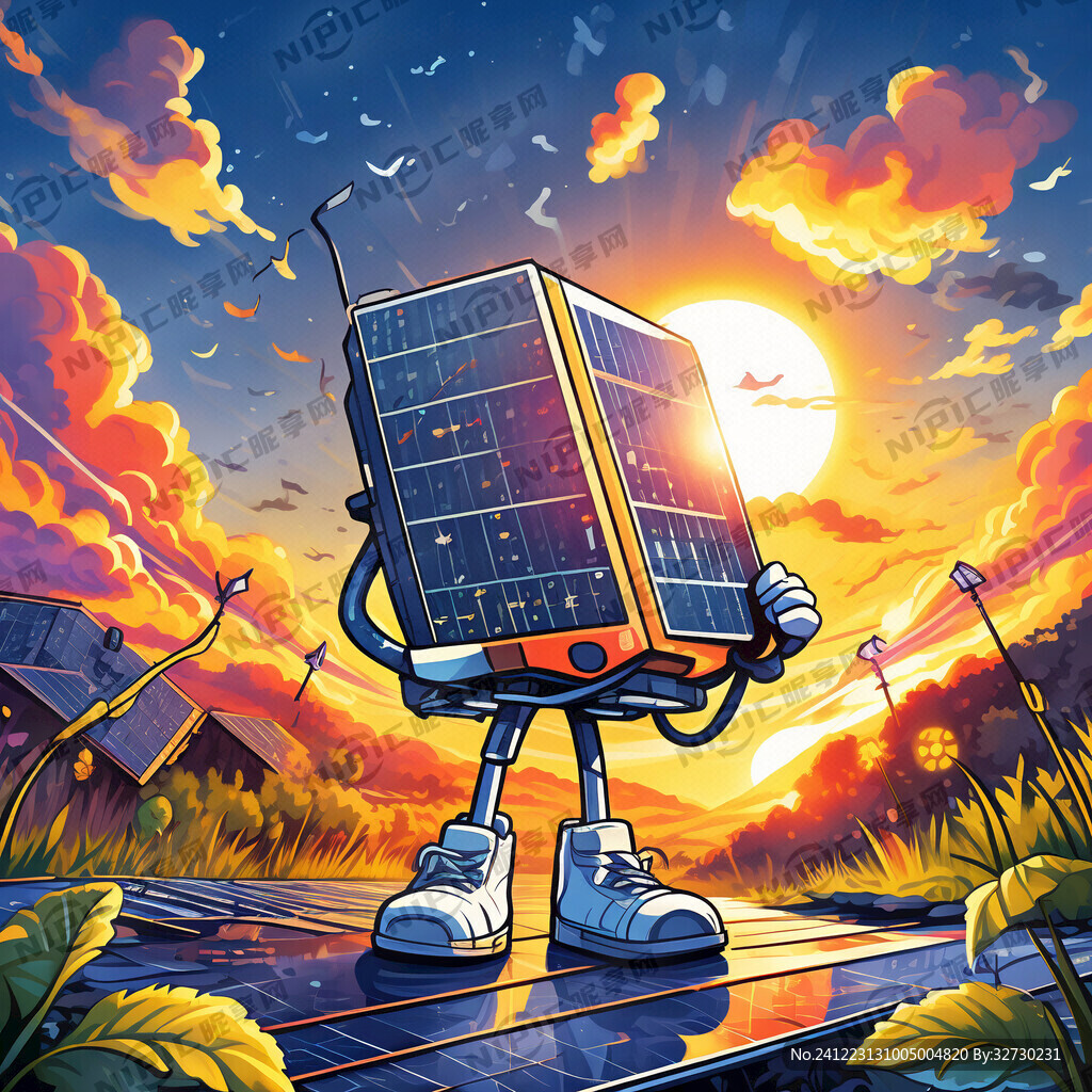 卡通 可爱 太阳能光伏支架