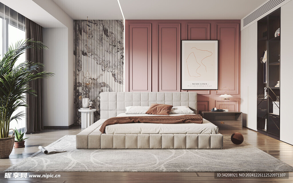 北美欧式卧室空间设计现代田园风