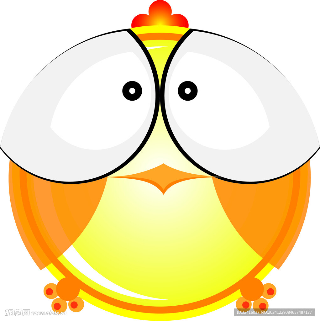 黄色小鸡吉祥物