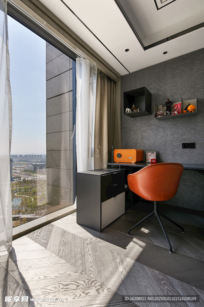 家居客厅卧装修卧室现代简约设计