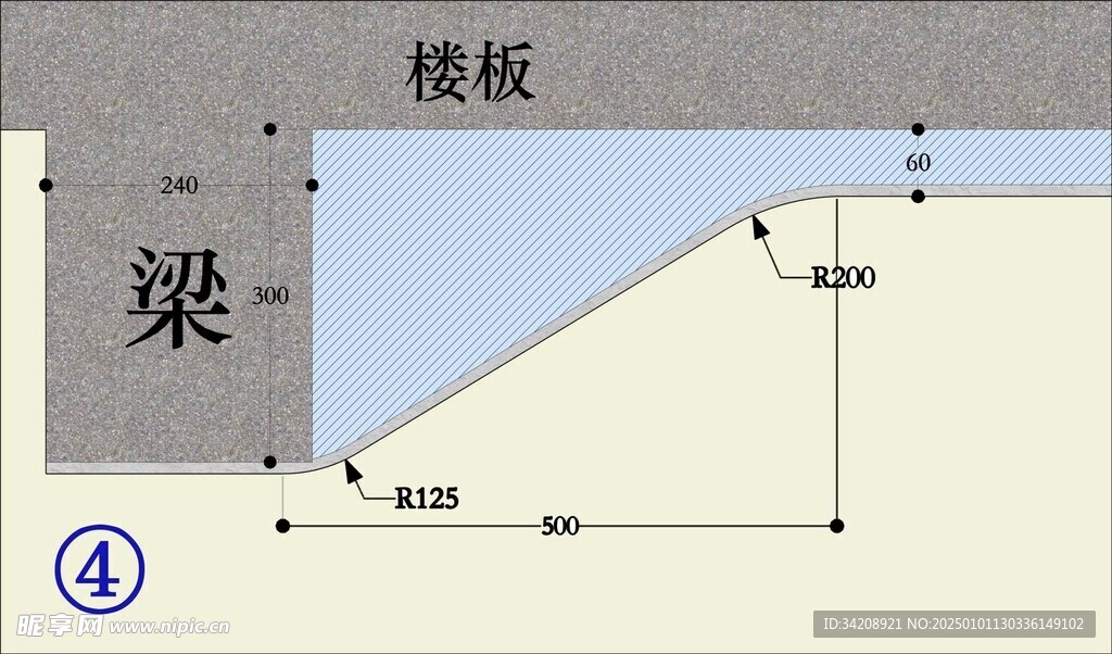包梁圆弧设计手法家居装修设计