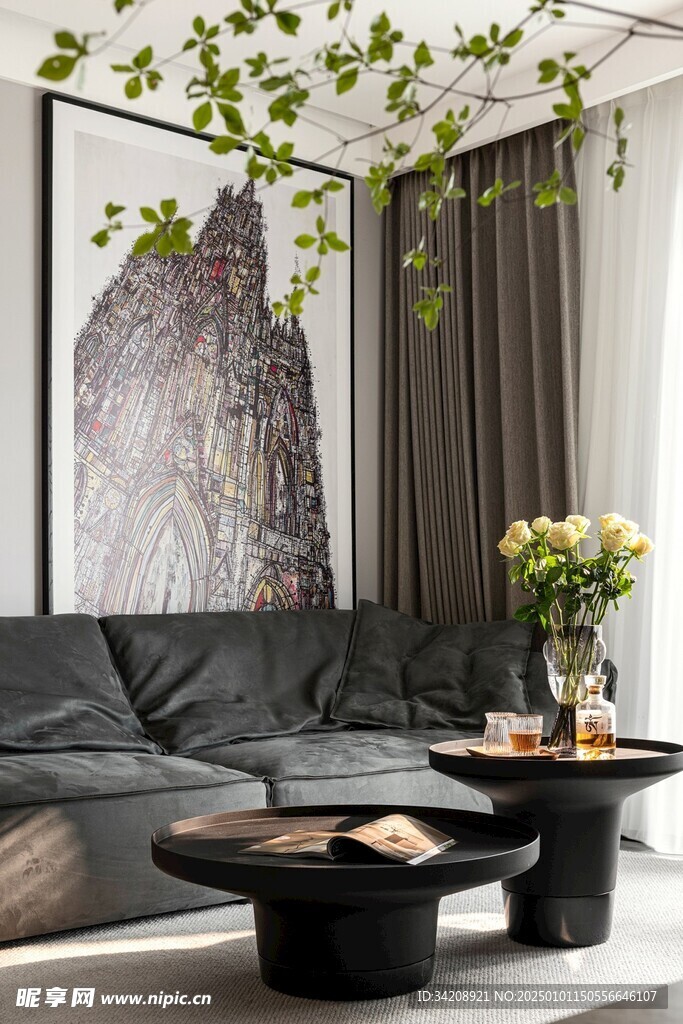 现代客厅卧室极简约风家居装饰品