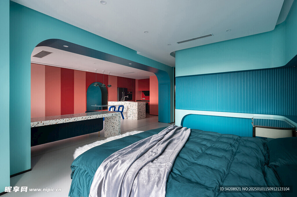 现代客厅卧室高饱和风家居装饰品