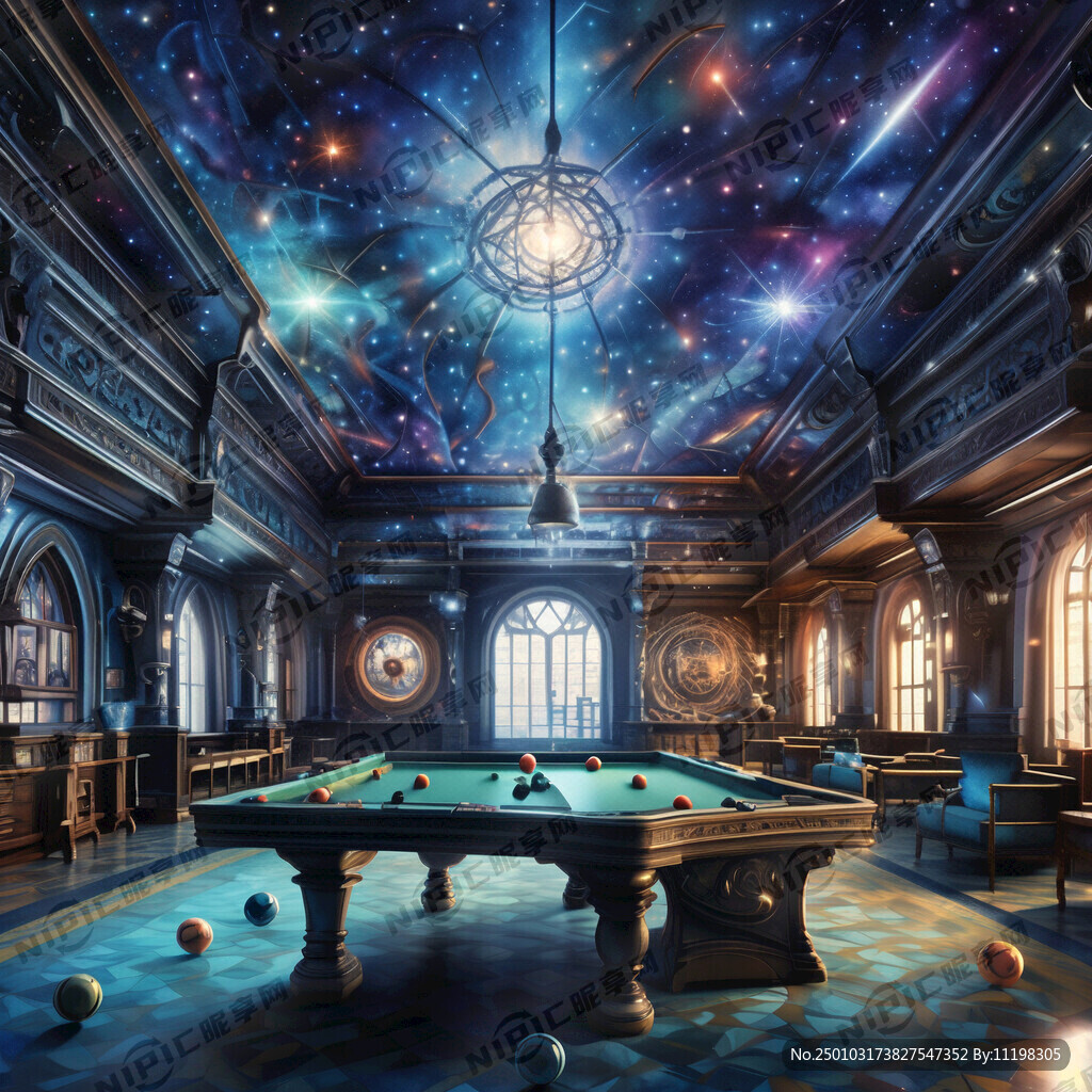 台球厅星空顶