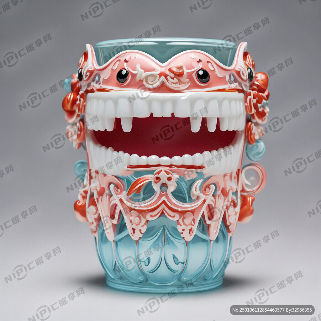 新年动漫牙齿透明格式