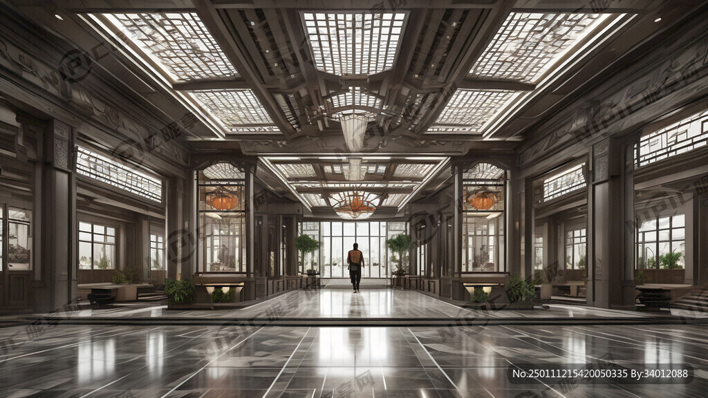 阳谷东站高铁站候车大厅室内设计