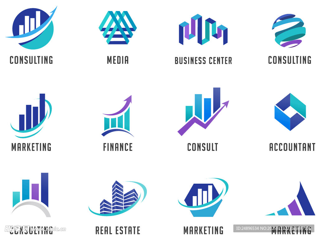 市场营销 金融logo