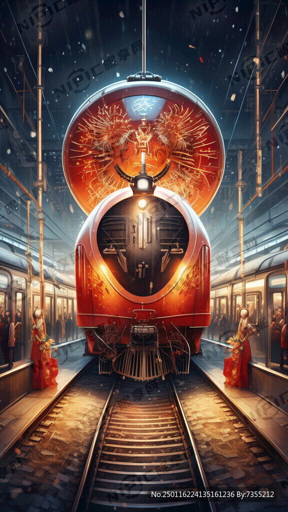 动车过年科技感觉