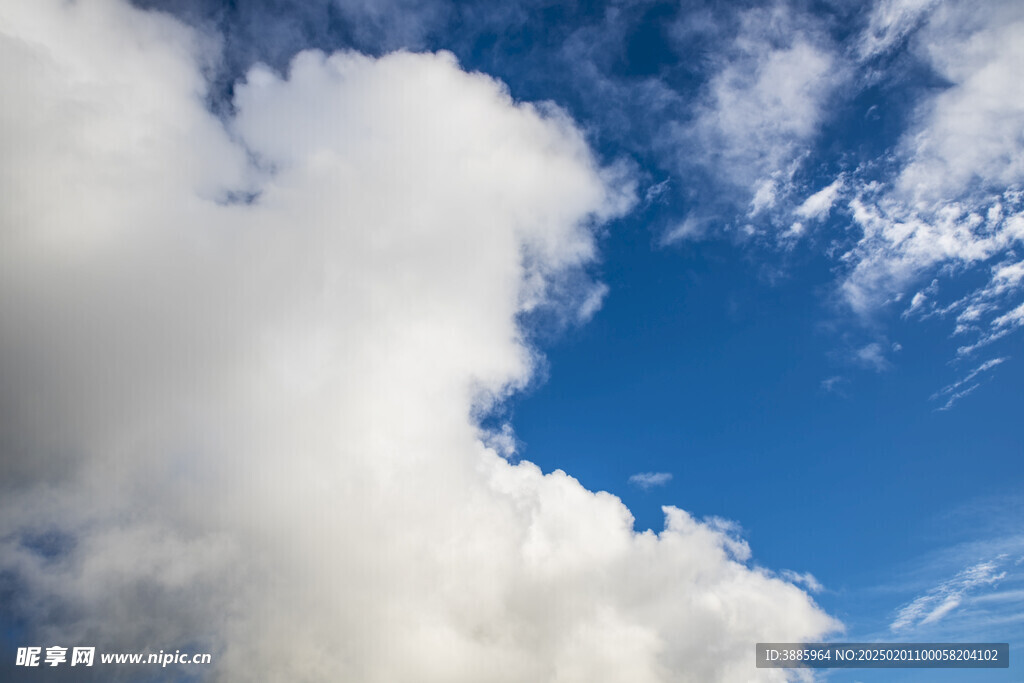 蓝天白云照片