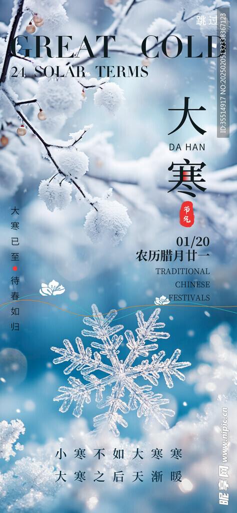 大寒海报