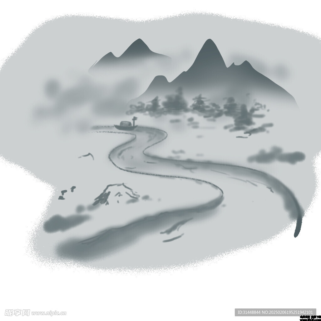 水墨山水