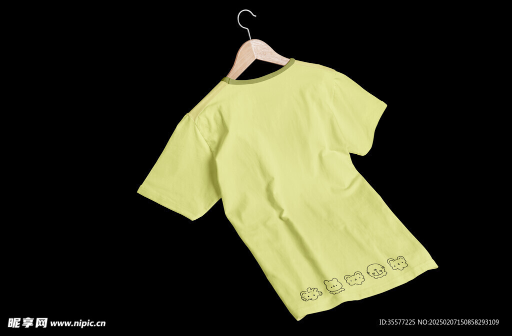 短袖T恤样机