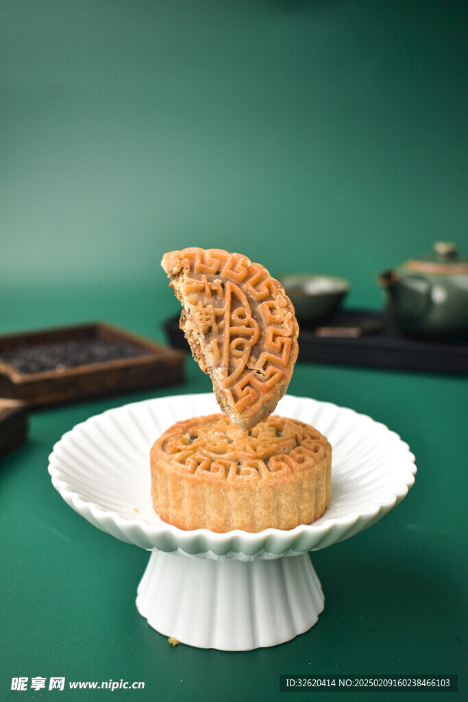 月饼 茶点