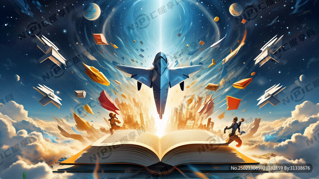 设计主题 启航新学期 视觉元素