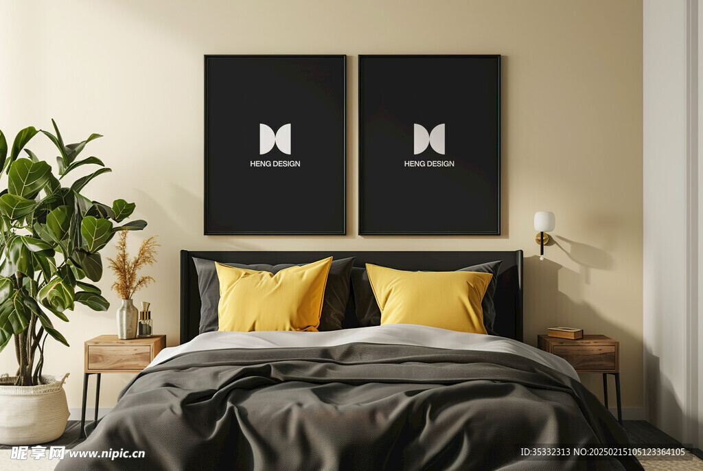 高级装饰画样机