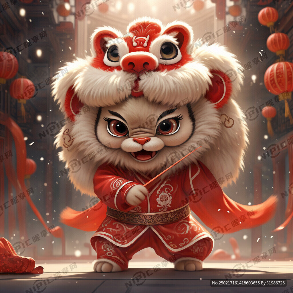 舞狮 醒狮 喜庆 过年气息