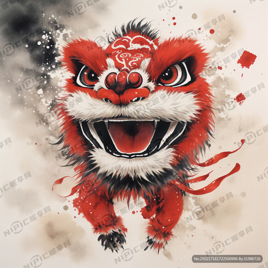 舞狮 醒狮 喜庆 过年气息