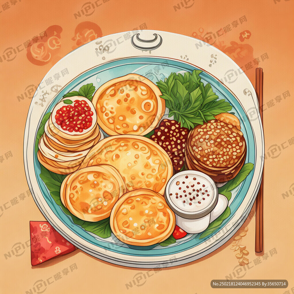 制作一款天津冰箱贴加入天津美食