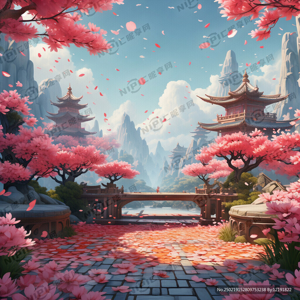 游戏梦幻唯美新中式风景 超高清