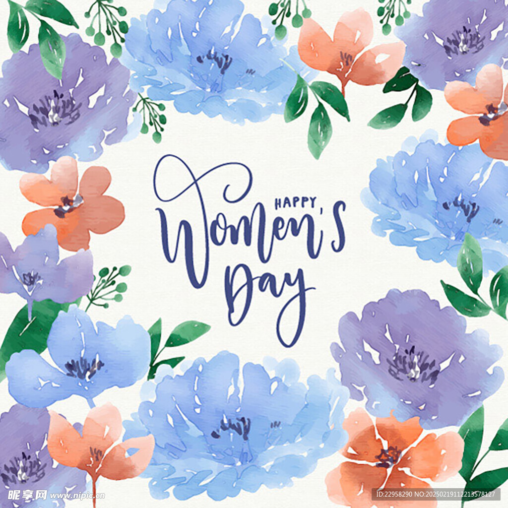 妇女节卡片背景