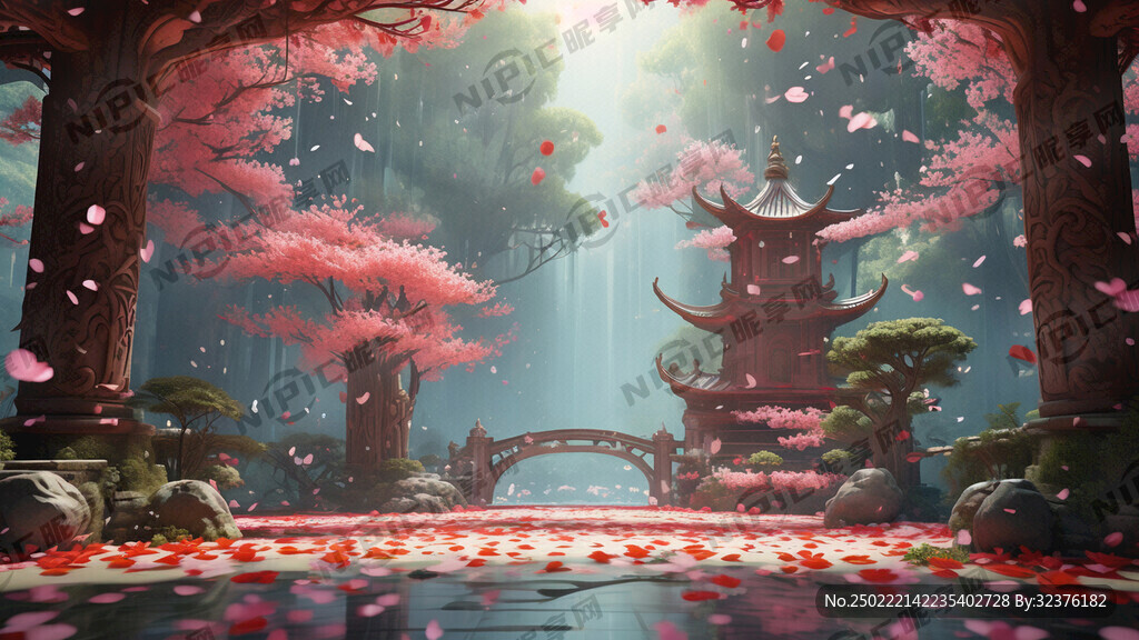 游戏梦幻唯美新中式风景 超高清