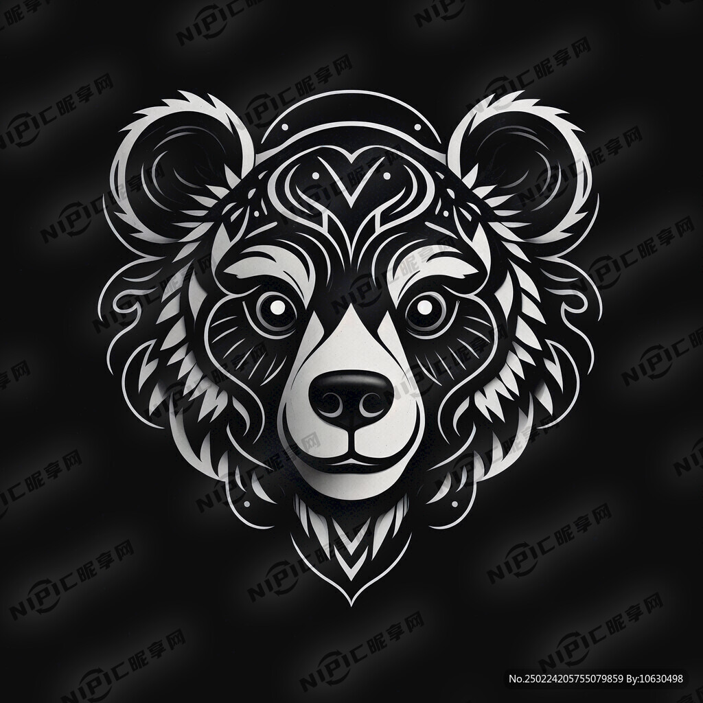 黑色背景 单独一个图形标识