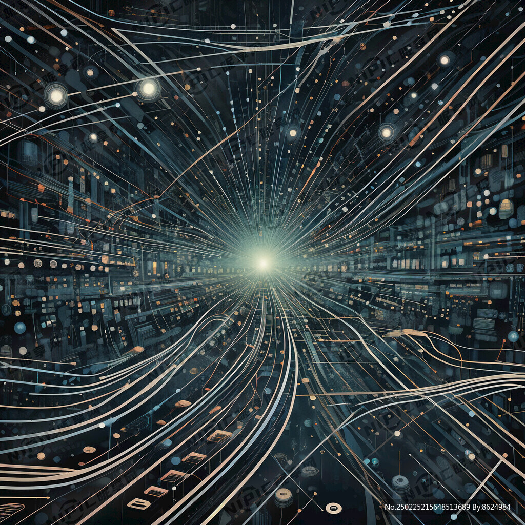 曲线 电路 线稿