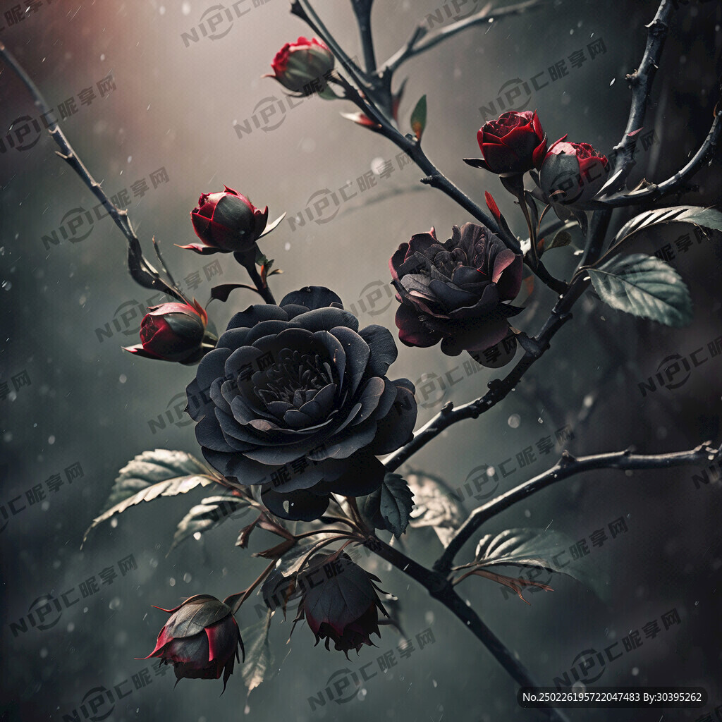 黑色枝子花 大部分枝子叶子