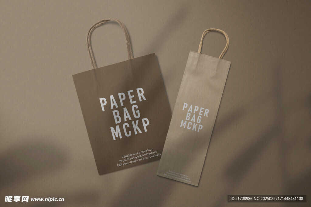 购物纸袋样机