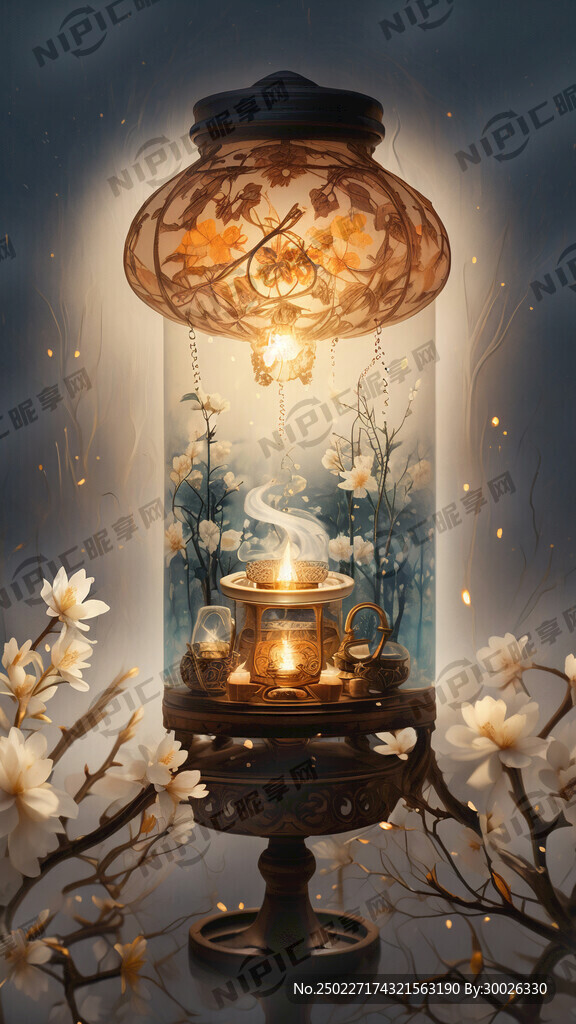 灯箱海报 春茶上市。