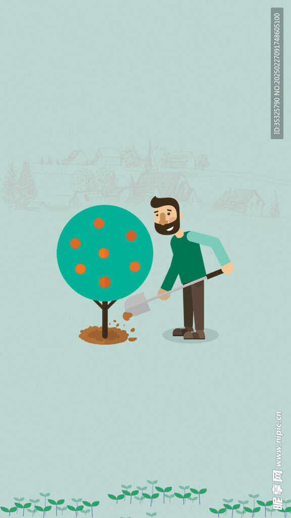 植树节海报