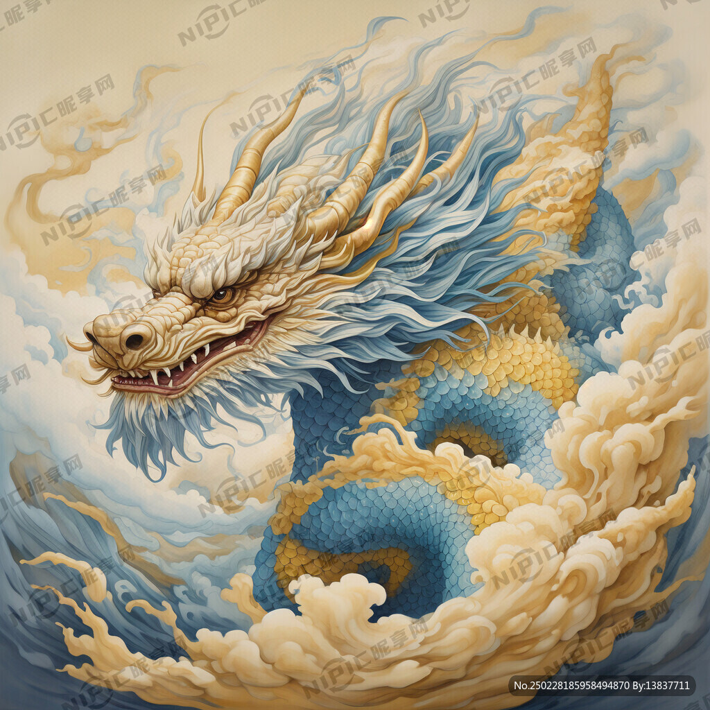 龙在空中 俯视大地