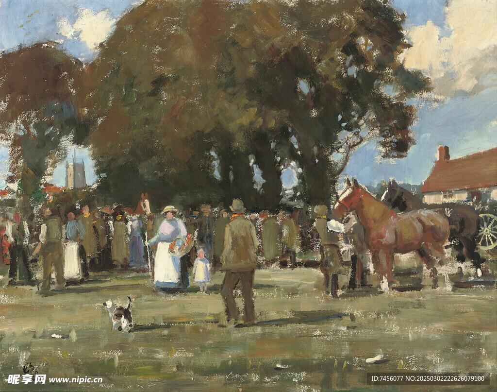 锡戈油画风景画图片