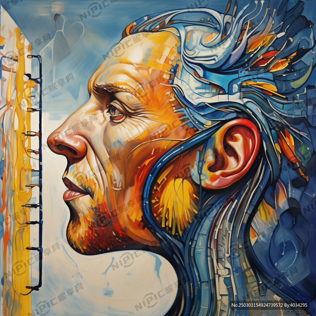 体现耳鼻喉医学 用于杂志封面