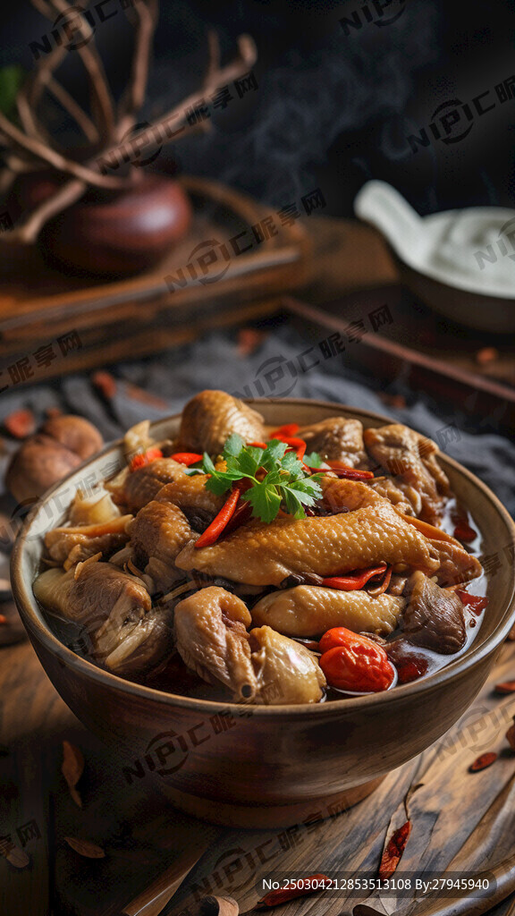 五指毛桃炖老鸡