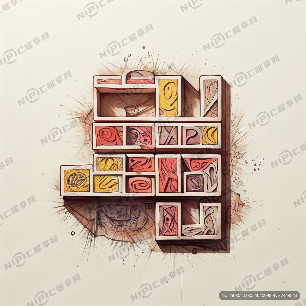 用玩字创造一副画