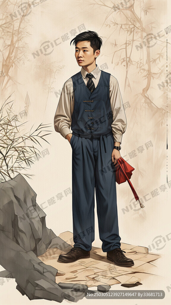 男子摸样 职业形象 年轻人