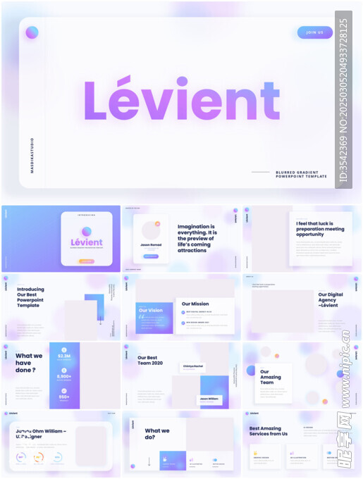 个人简介作品集PPT图片