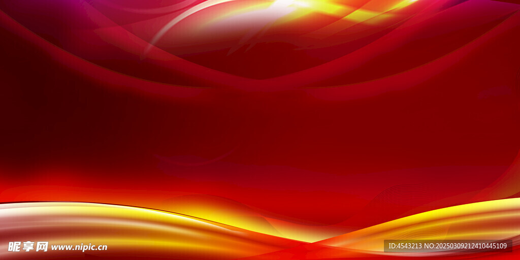 红色科技背景广告