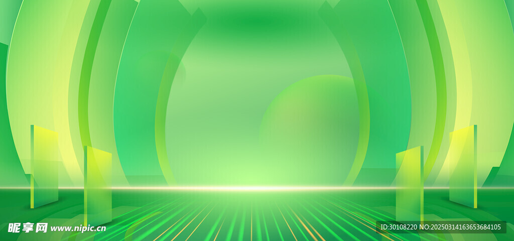 绿色背景